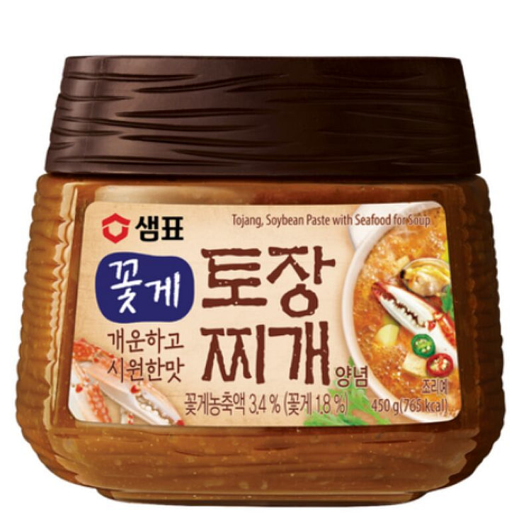 [韩国 直接配送] 花蟹土酱汤调料 450克，1个