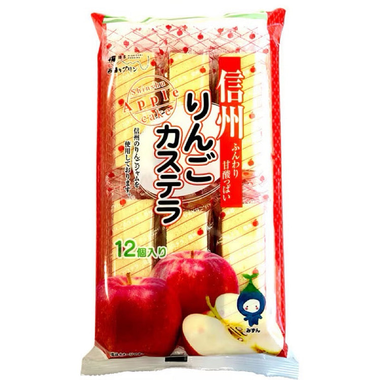 Nishitohri Pudding Shinshu Apple Castella 12 Count 1 each