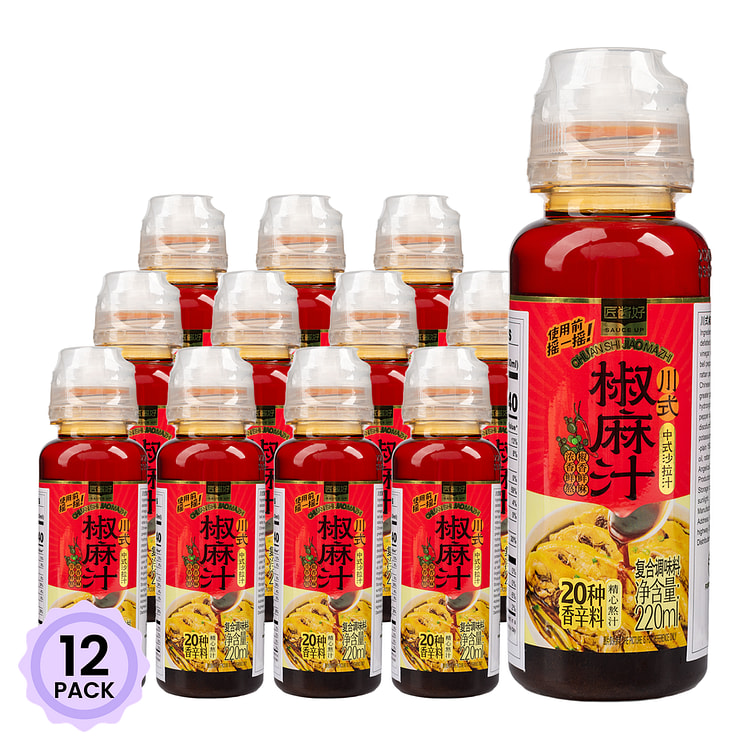 匠酱好 川式椒麻汁 220ml 220 毫升*12 包