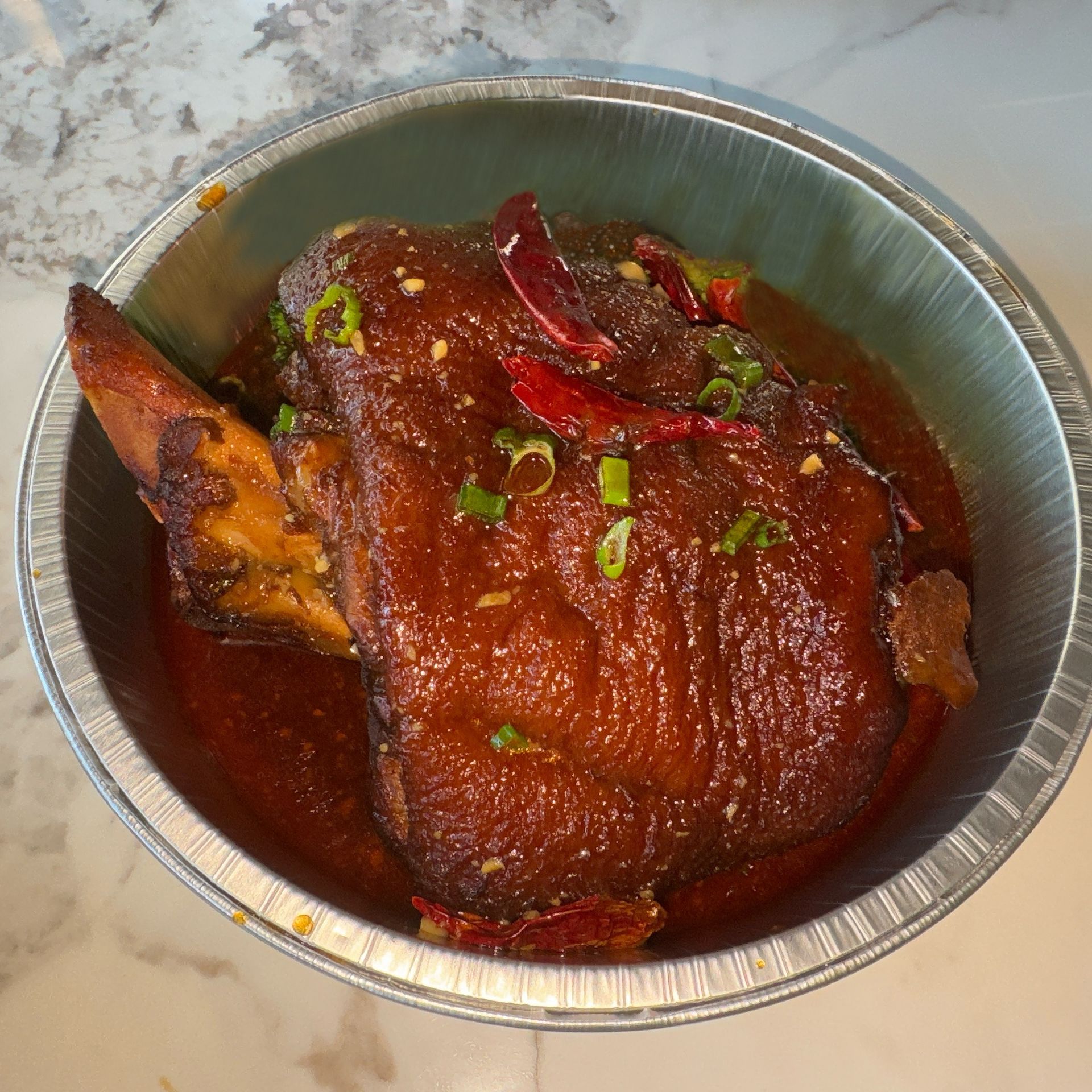 Spicy Tiger Skin Pork Knuckle 1 ส่วน