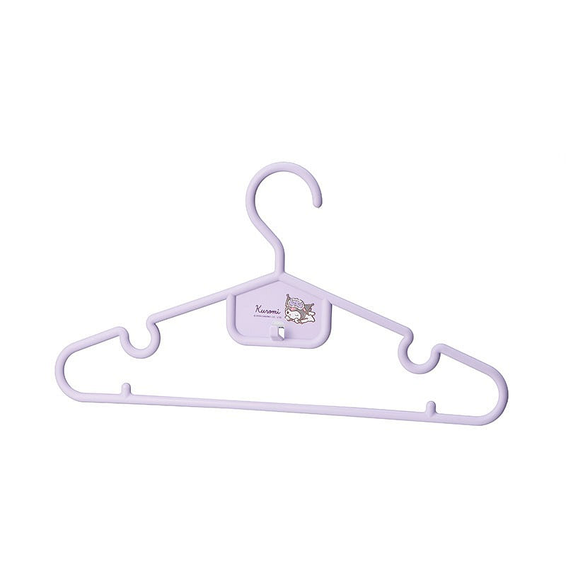 Plastic Hanger Dry And Wet Dual Use Drying Clothes Without Trace-Kuromi10Pc 1 each