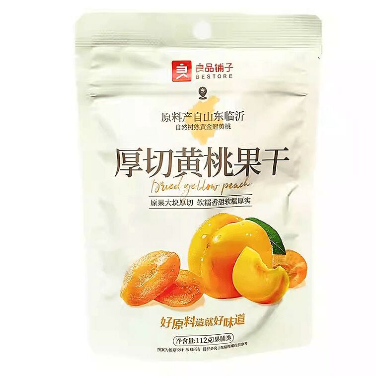 Liangpin Puzi Thick-Cut Yellow Peach Dried, 112g 112 g