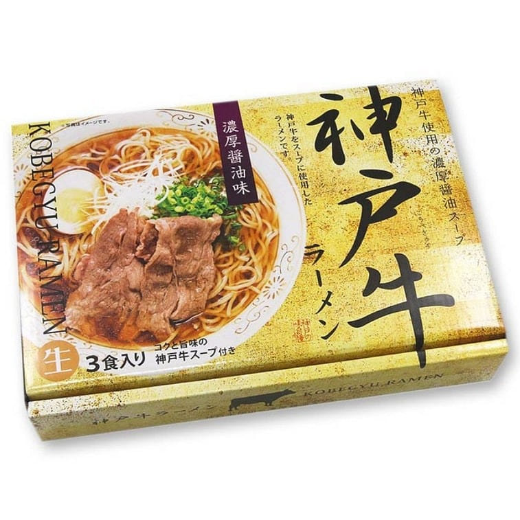 Kobe Beef Soy Sauce Ramen 3bags 3 each