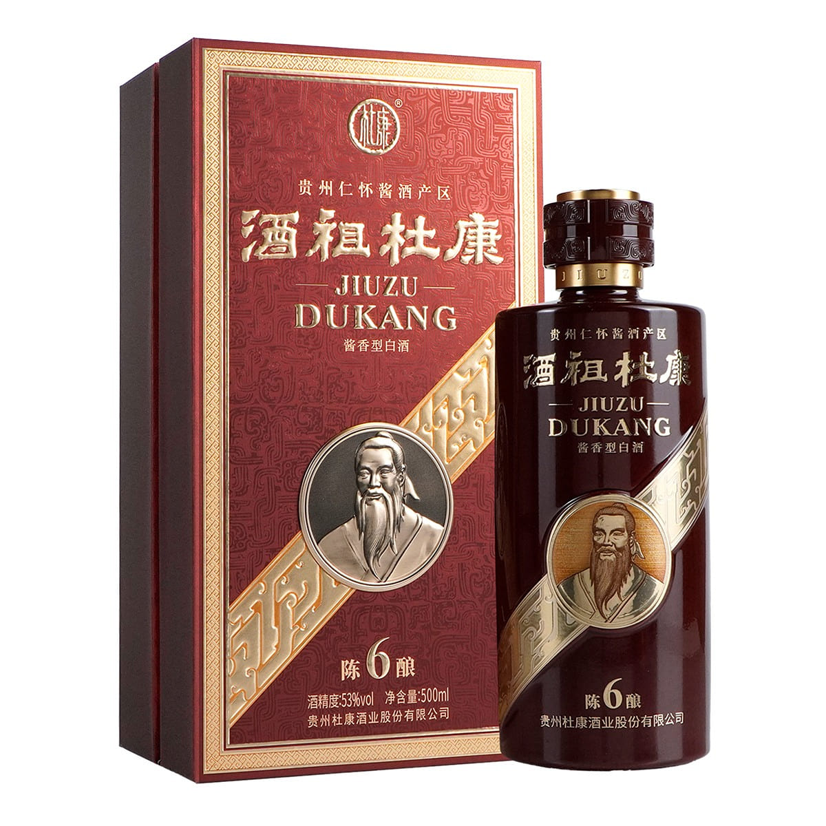 JiuZu DuKang Chen Niang 6 Years Chinese Baijiu 500 ml