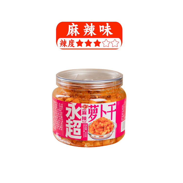 永超酱麻辣萝卜干400g*1罐