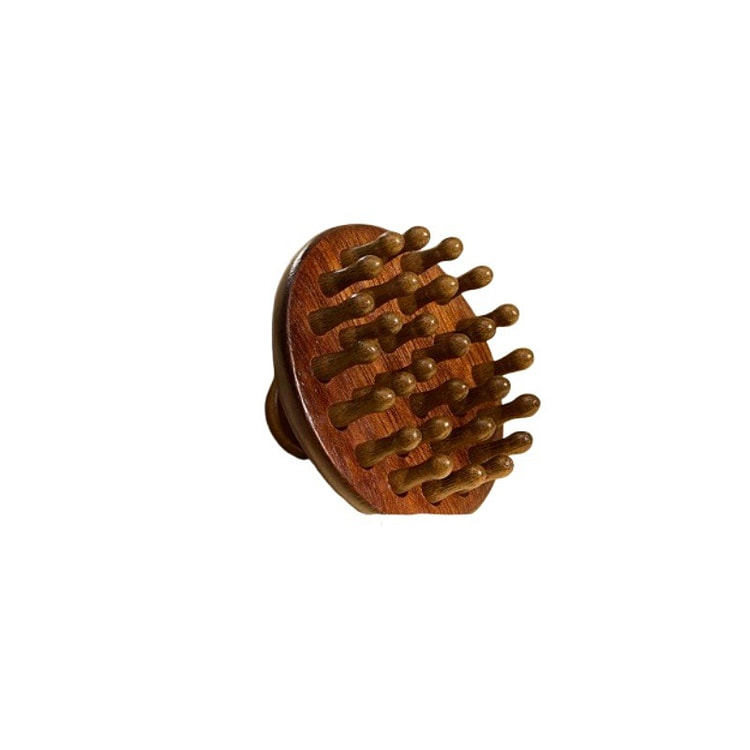Round Disc Comb, Scalp Meridian Massage Comb, Cush 1 each