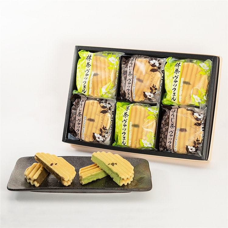 Fukujuen Two-Flavor Waffle Cookies 12 Pieces