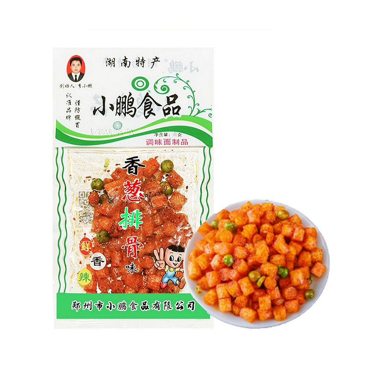 Spicy Strip Seasoned Flour Product Pea (Chives And Ribs Flavor) (min 9)