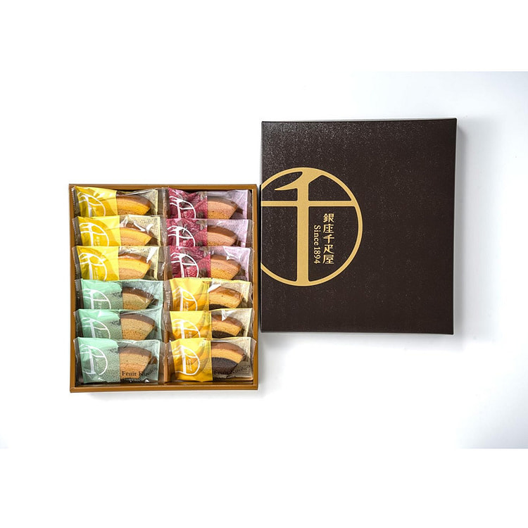 Ginza Sembikiya Fruit Baumkuchen 12Pieces 12 count
