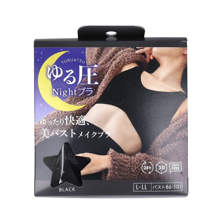 塑形夜间美胸内衣 黑色 L-LL码 1 个
