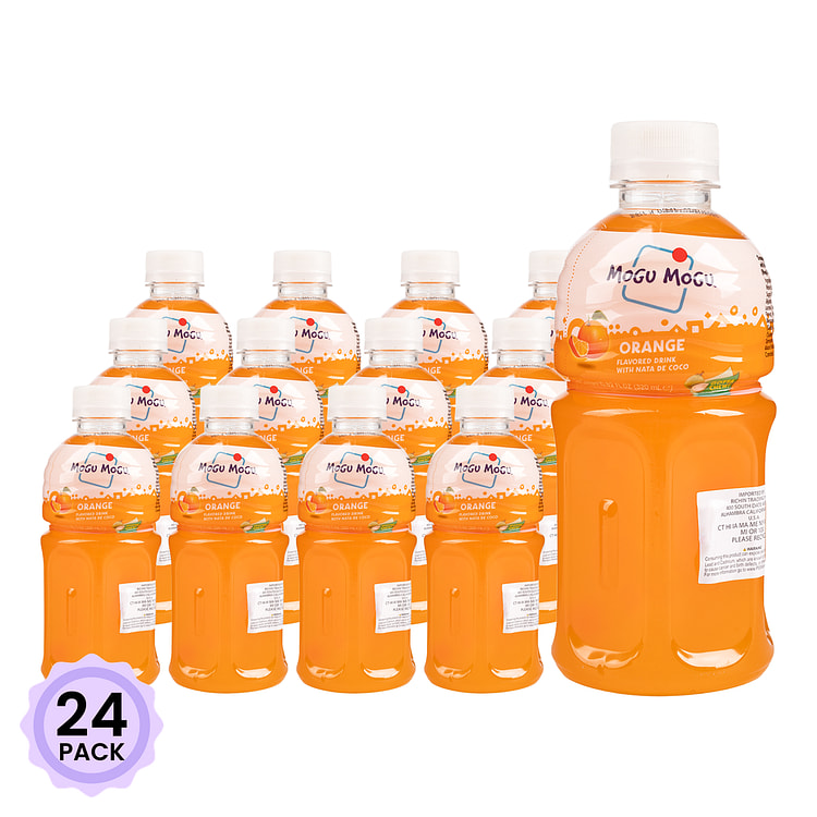 Mogu Mogu Orange Nata de Coco 10.8 oz*24 pack