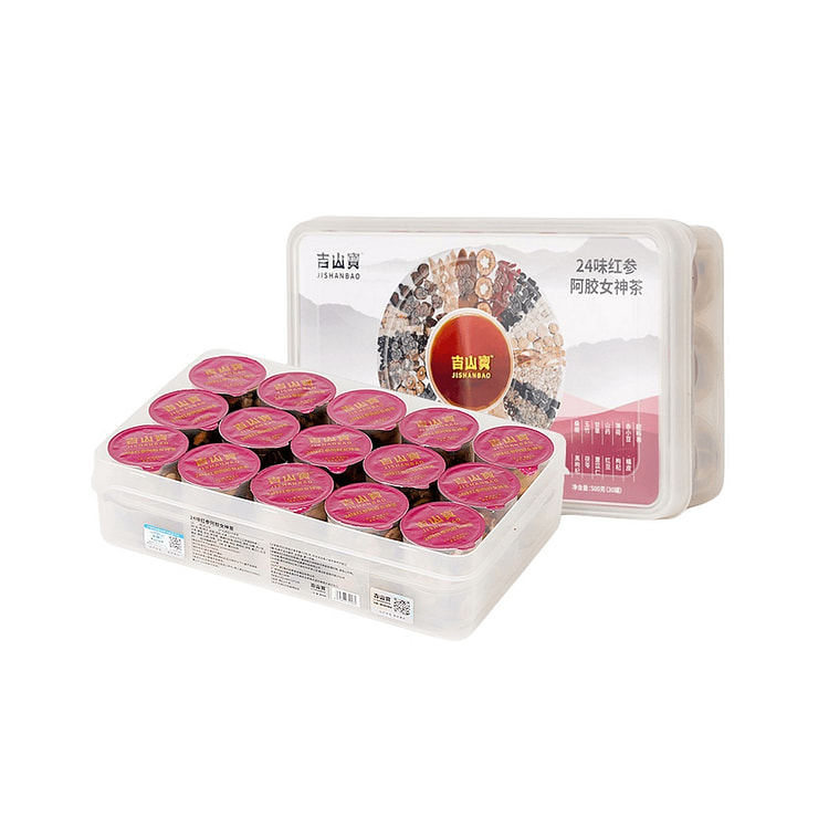 Jishan Bao Red ginseng ejiao tea 24 flavor