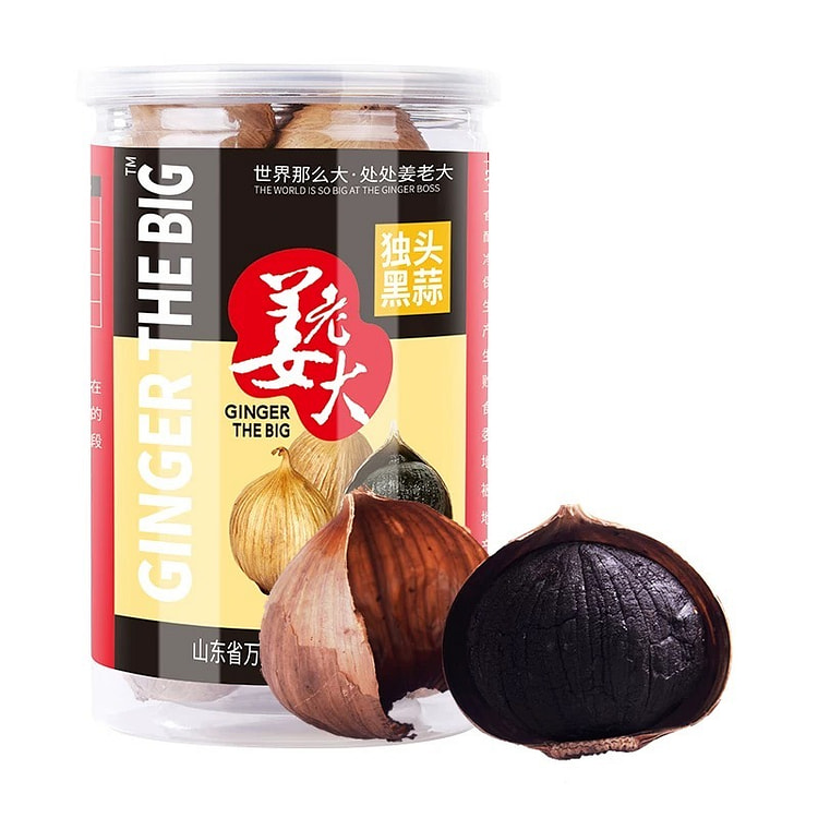 姜老大黑蒜独头黑蒜头即食大蒜级发酵黑蒜250g