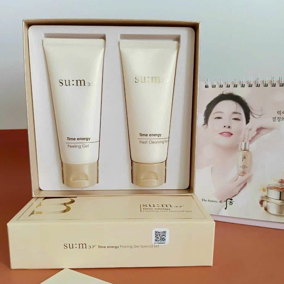 Sum37 Time Energy Peeling Gel & Cleaning Foam Set 1 box
