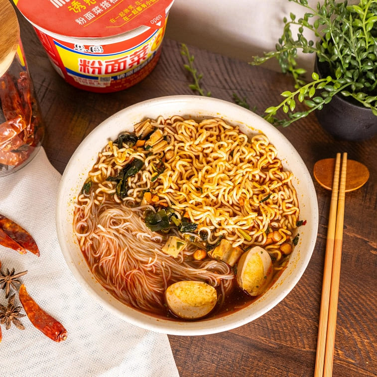 Siyuan Noodles Vermicelli Egg Hot & Sour – 180g 180 g