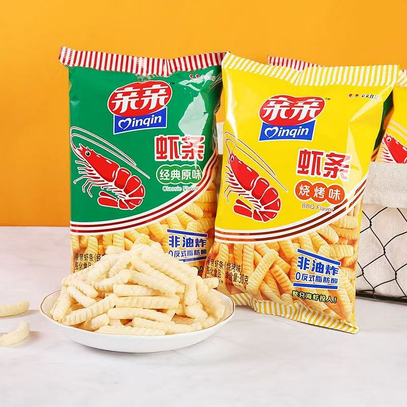 Kiss Shrimp Strips BBQ Flavor 30g *2 packets 60 g