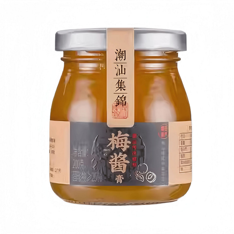 潮汕集锦 梅酱膏酸梅酱广式特产烧鹅酱200g*1瓶 200 克
