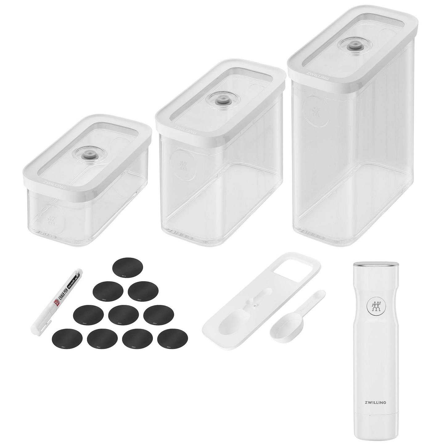 ZWILLING Fresh & Save Cube Box Starter Set, 5-pc, Medium Cube Set with Pump 1 each