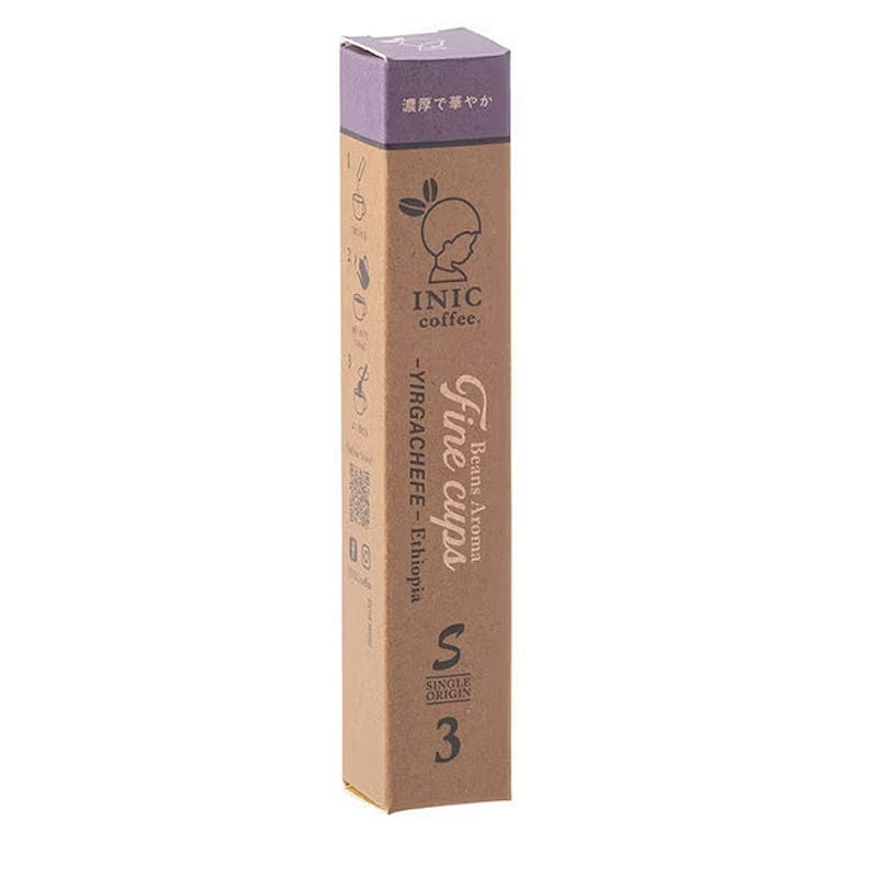 INIC coffee Beans Aroma Finecups Yirgacheffe 3P 1 each