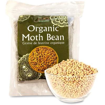 Jiva Organics Moth Beans Whole (Dew Beans), 2 lbs bag 2 lb