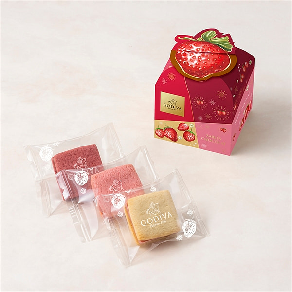 Godiva Chocolate Sandwich Cookies Gift Box 3 Pcs