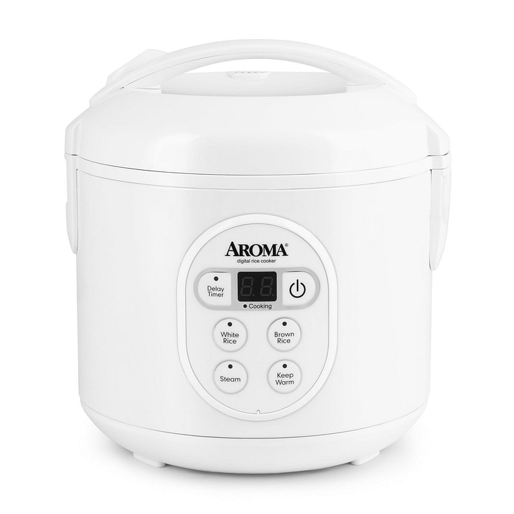 Aroma智能电饭煲带蒸锅电饭锅支持定时预约和保温