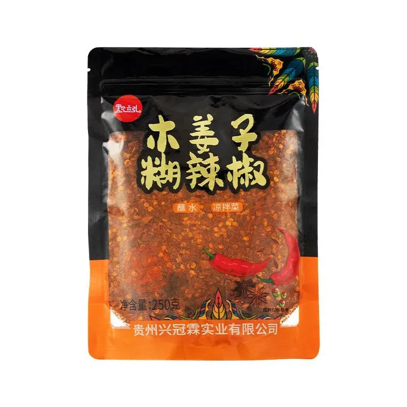 Mujiangzi firewood toasted chili powder 250 g