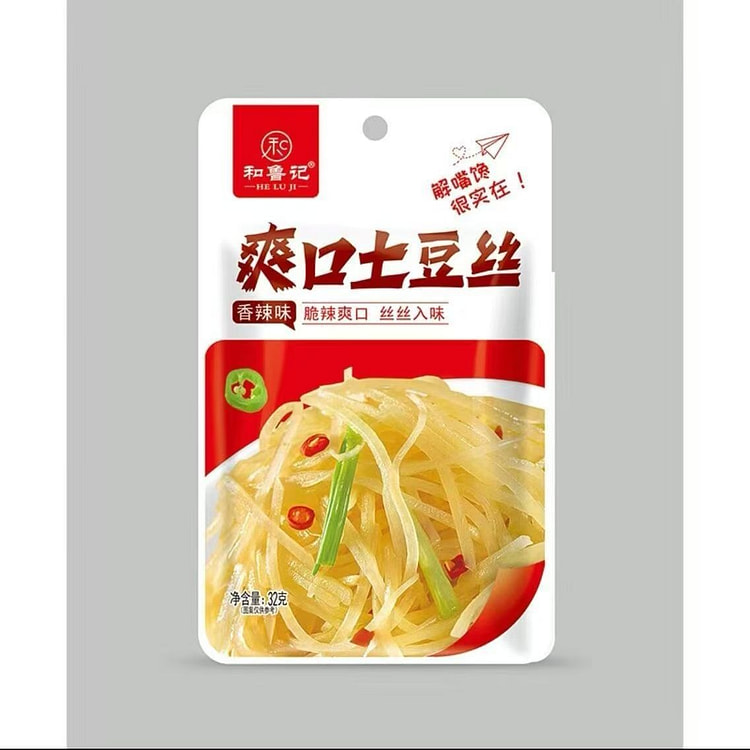 和鲁记爽口土豆丝32g*2袋 2 包