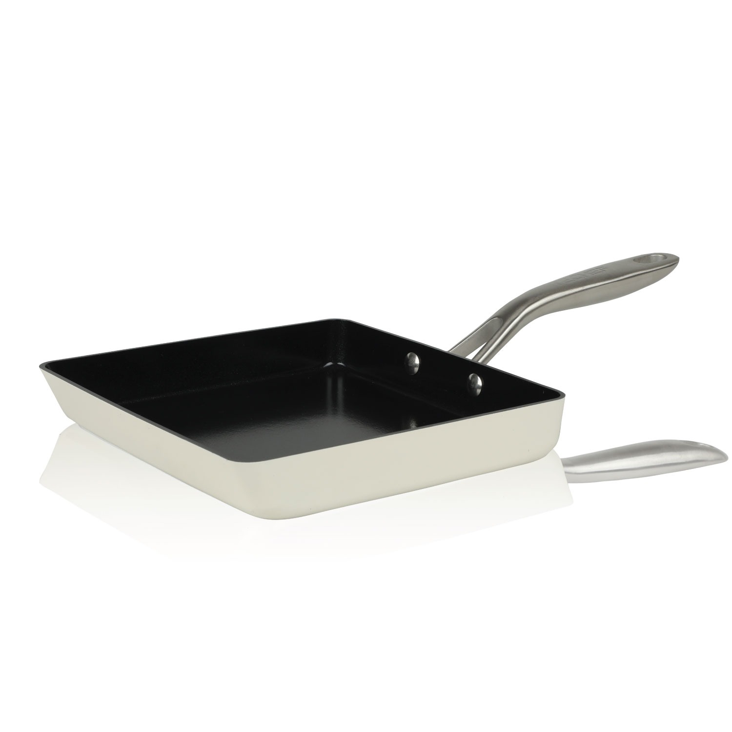 TECHEF ValenCera Ceramic Nonstick Omelette Pan/Egg 1 each