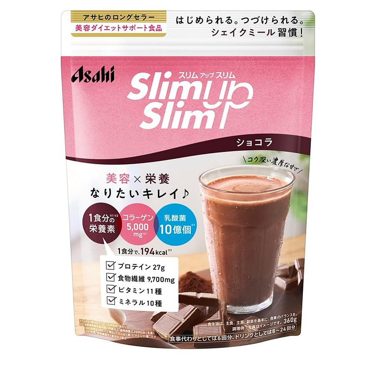 日本朝日 乳酸菌 维生素 胶原蛋白粉 代餐 360 克