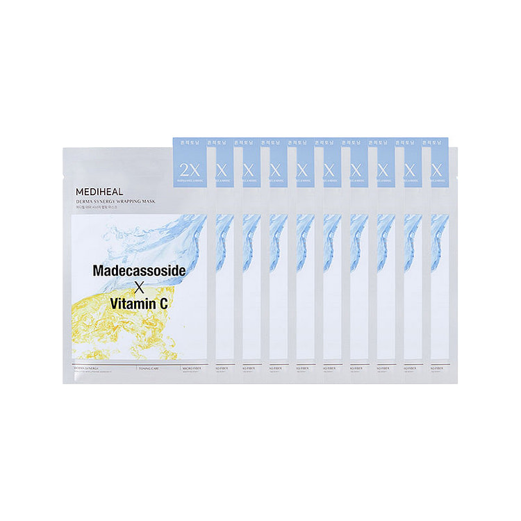 韩国Mediheal 积雪草苷+VC 爽肤护理面膜