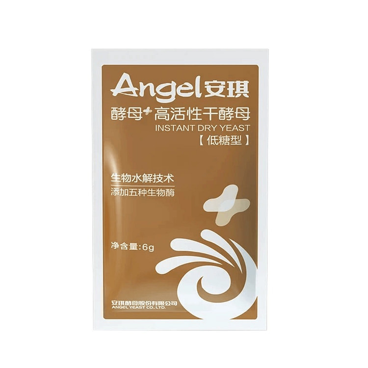 【美国发货】安琪新一代高活性酵母粉 家用低糖型6g