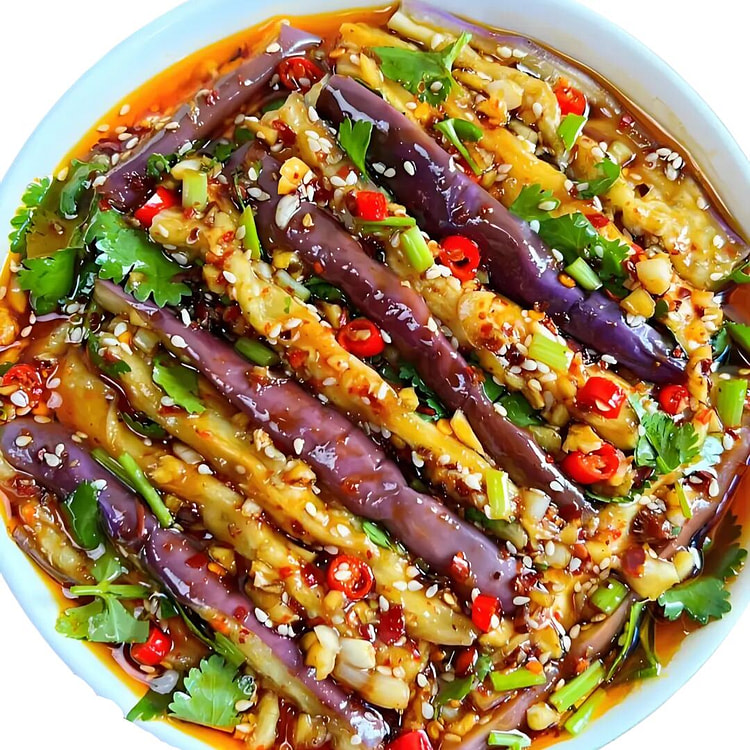 Chilled Eggplant with Spicy Garlic Dressing 300g