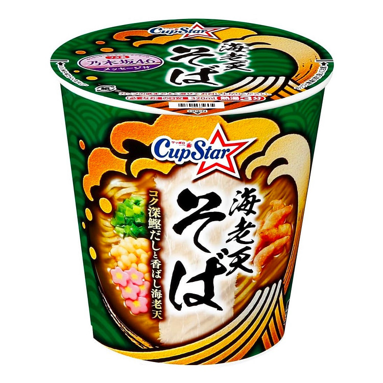 Cup Star Soba Noodles Ramen Shrimp Tempura 66g