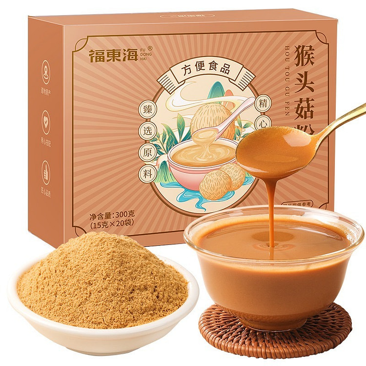 福东海猴头菇粉300g轻食早餐代餐粉养胃