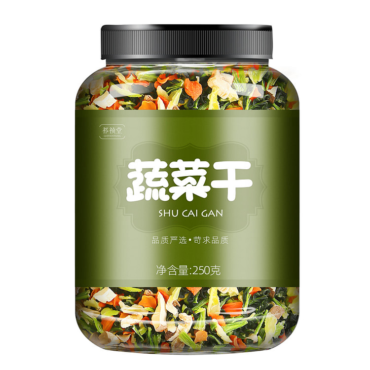 Mixed dried vegetables 250g*1 bottle 250 g