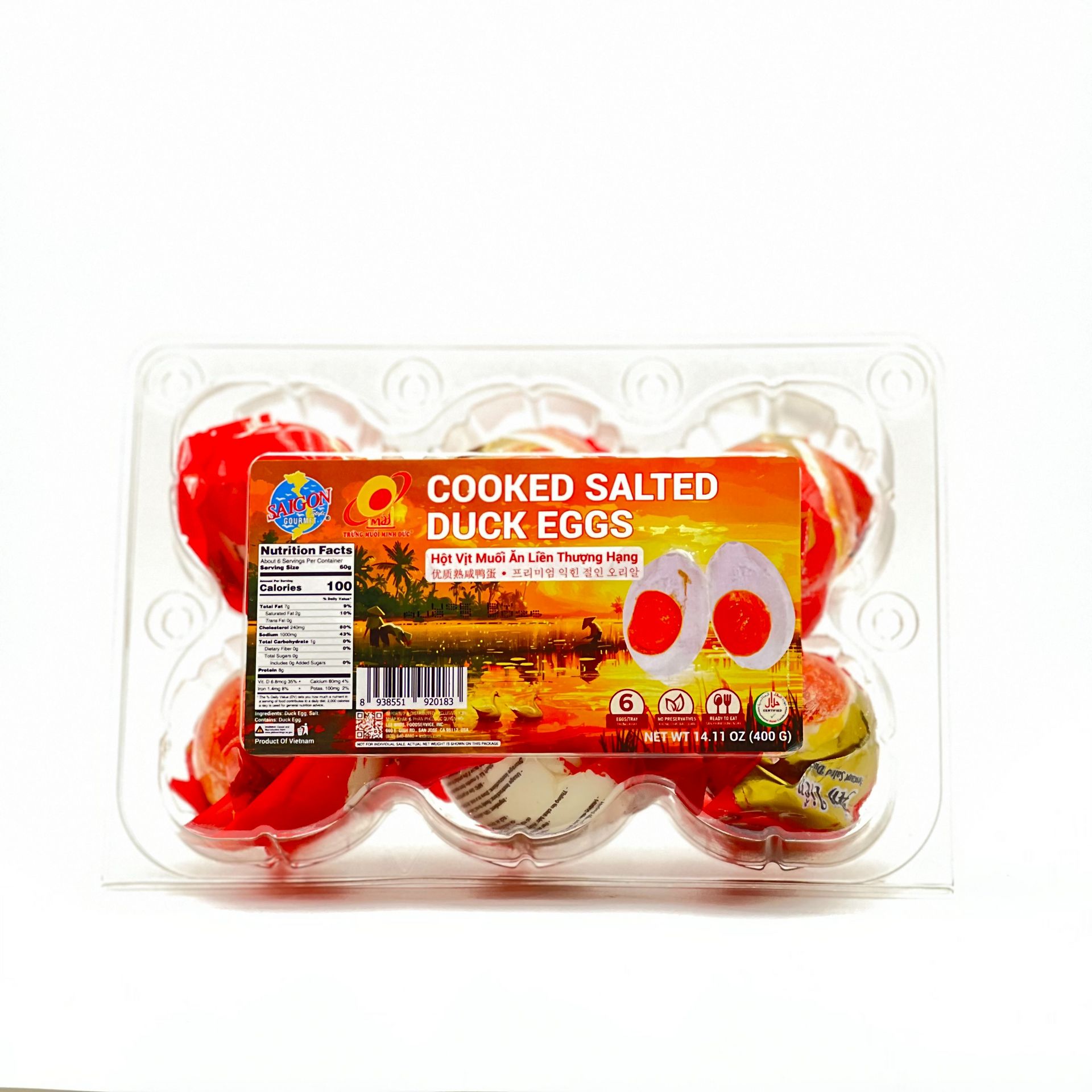 TRỨNG MUỐI ĂN LIỀN THƯỢNG HẠNG 14.11 oz