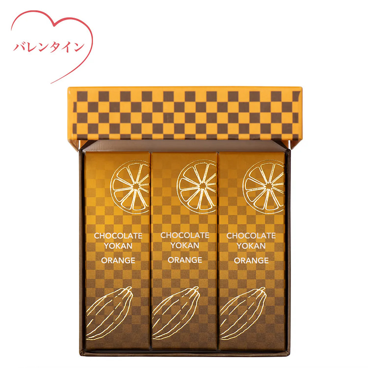 Valentine Day Limited Chocolate Orange Yokan
