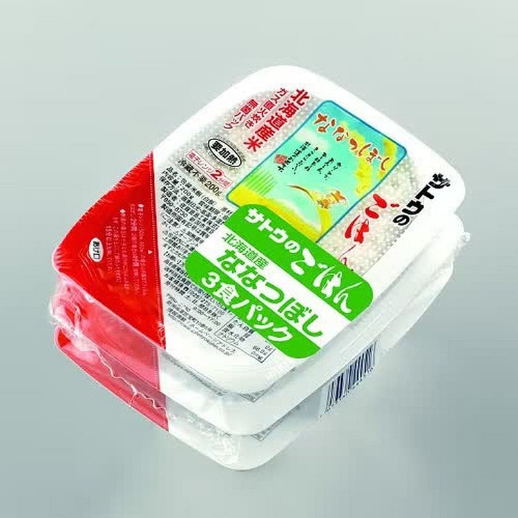 Sato Rice Hokkaido Nanatsuboshi 200g*3 Retort