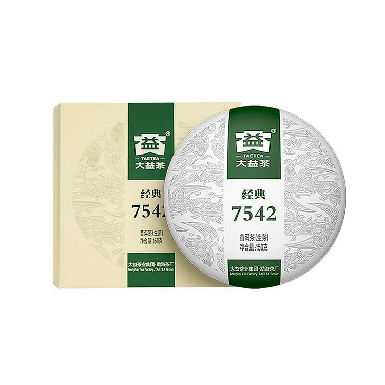 Dayi 7542 Classic Benchmark Pu'er Tea 150g Raw Tea 150 g