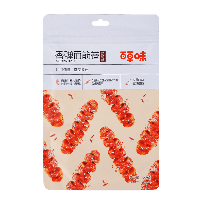 百草味 香弹面筋卷 135 克