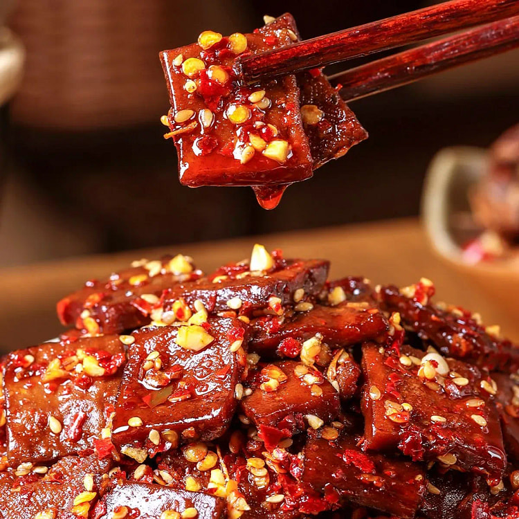湖南平江特产酱干豆腐干香干 超辣款