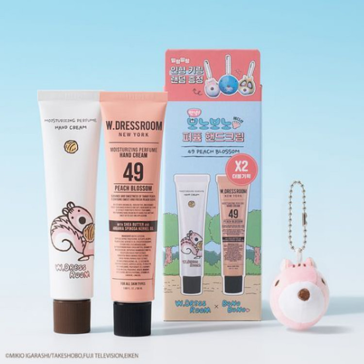 WDRESSROOM限定护手霜桃子樱花50ml*2