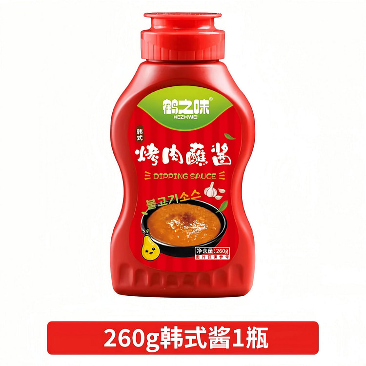 鹤之味 韩式烤肉蘸酱 260g*1瓶 260 克