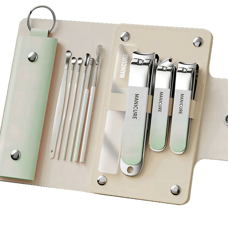 金莎云 指甲钳 平口钳掏耳勺 10pcs纳米亮甲锉 1 份