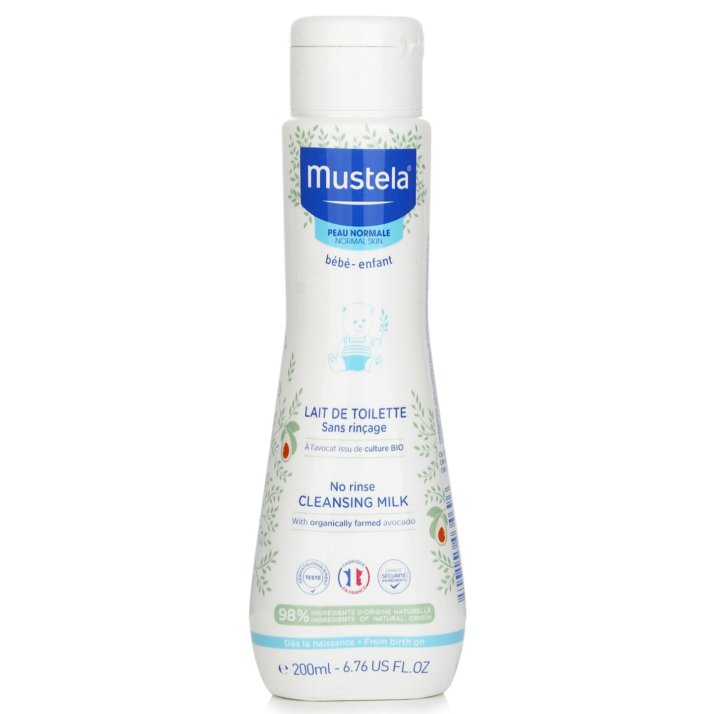 Mustela Leave-on cleanser – suitable for normal skin 200 ml