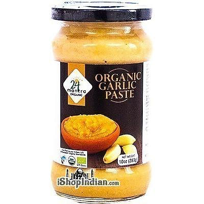 24 Mantra Organic Garlic Paste, 10.58 oz bottle 10.58 oz