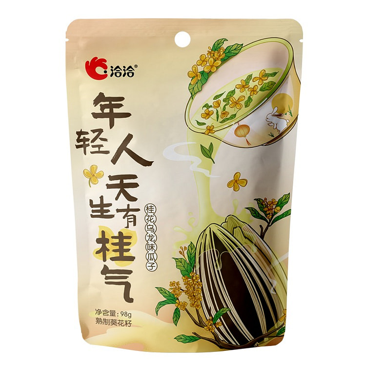 洽洽桂花乌龙味瓜子98g休闲零食葵花籽年货炒货 98 克