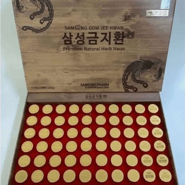 三星混合高级天然草药焕 60 粒 1 盒