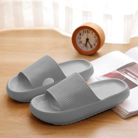 4cm Platform Slippers Color Grey, Size 46-47 1 each